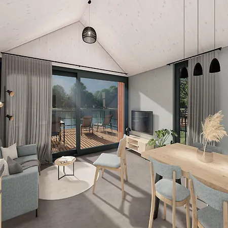 Modern Water With Air Conditioning, Near The Maasduinen *